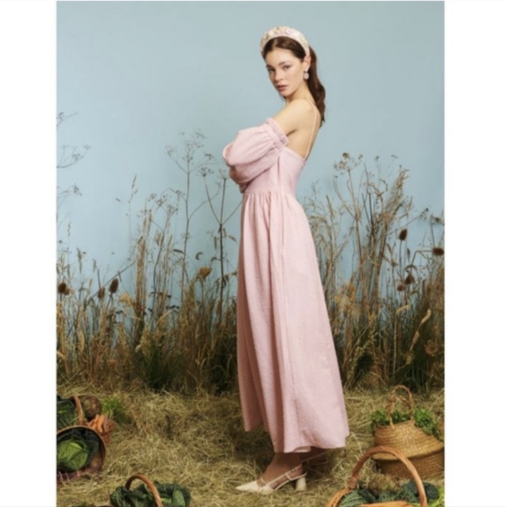 Sister Jane Dream 'Homestead' off shoulder ballet pink dress